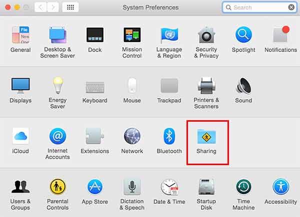 Enabling bluetooth sharing in Mac OS X